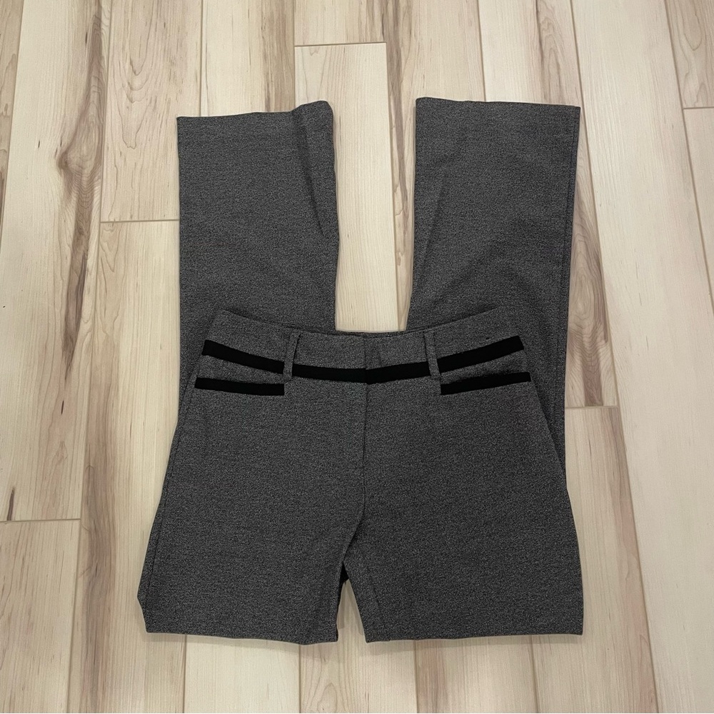 7th Avenue Design Studio Gray Dress Work Pants